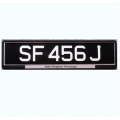 License plate frame for cars